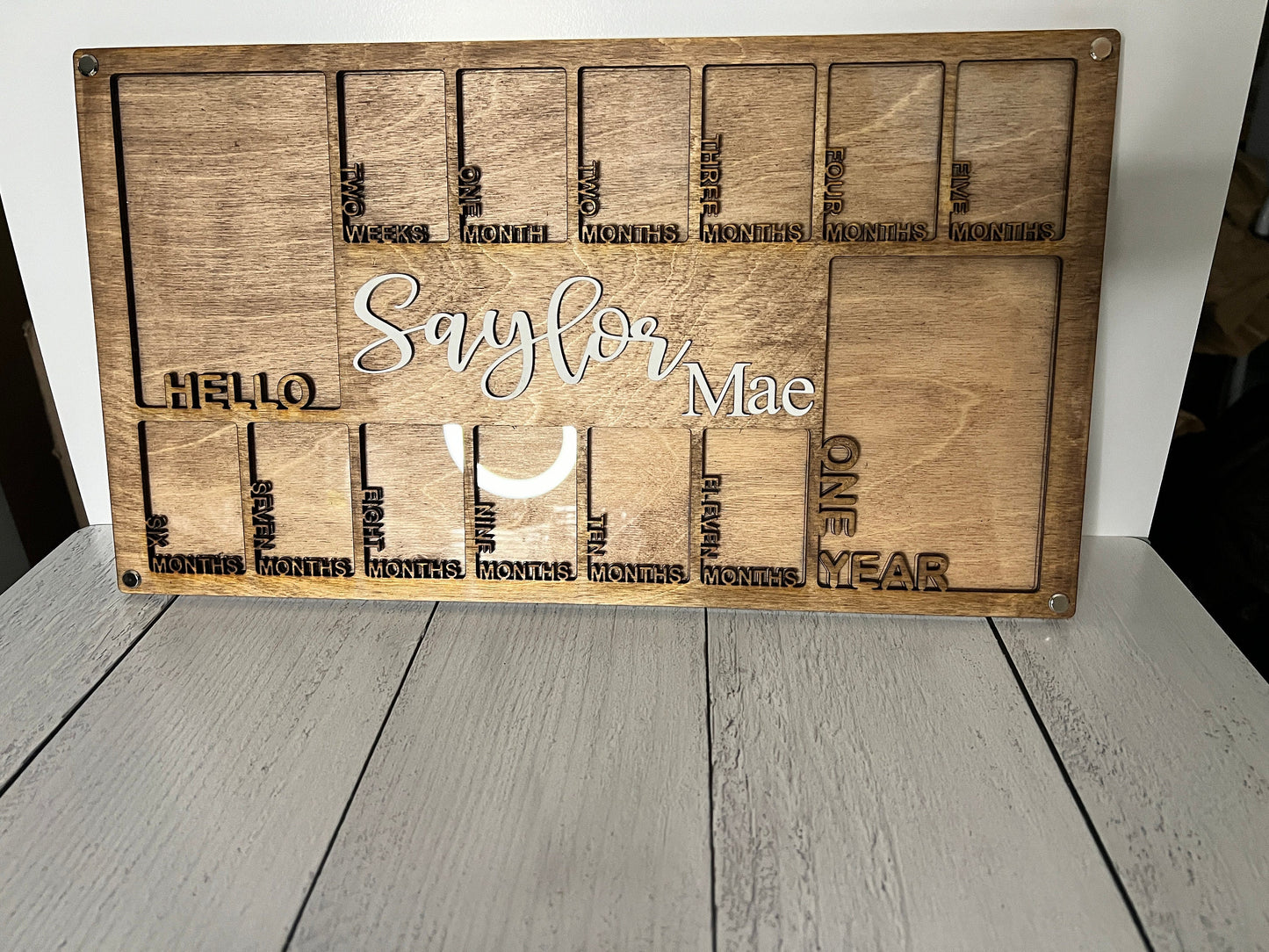 Baby's First-Year Picture Frame