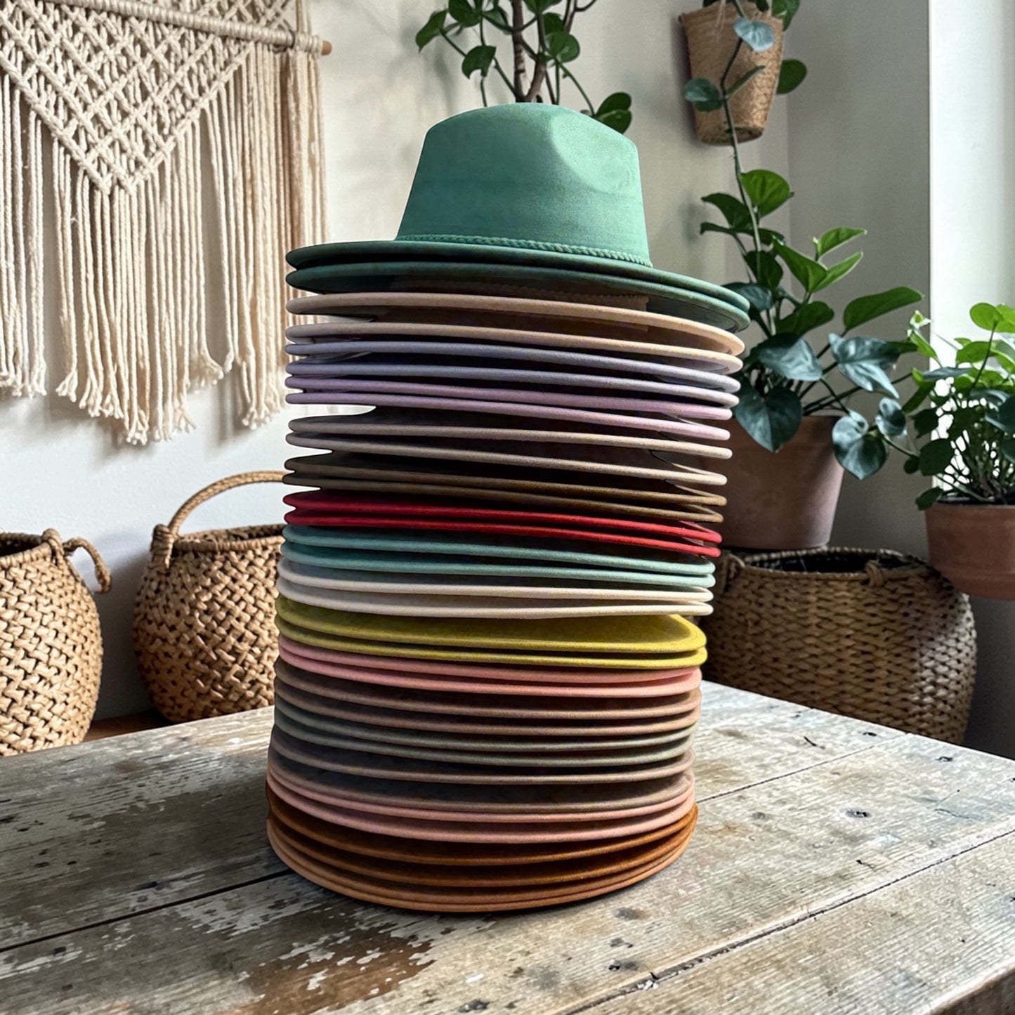 Custom Boho Wide Brim Hat – Designed Just for You