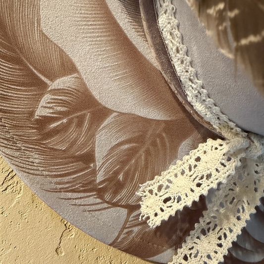 Prairie Rose - Laser Engraved Wide Brim Hat