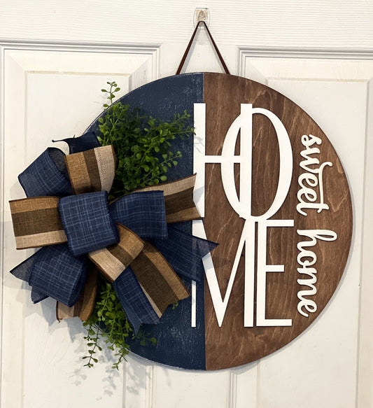 15" Sunflower Door Sign